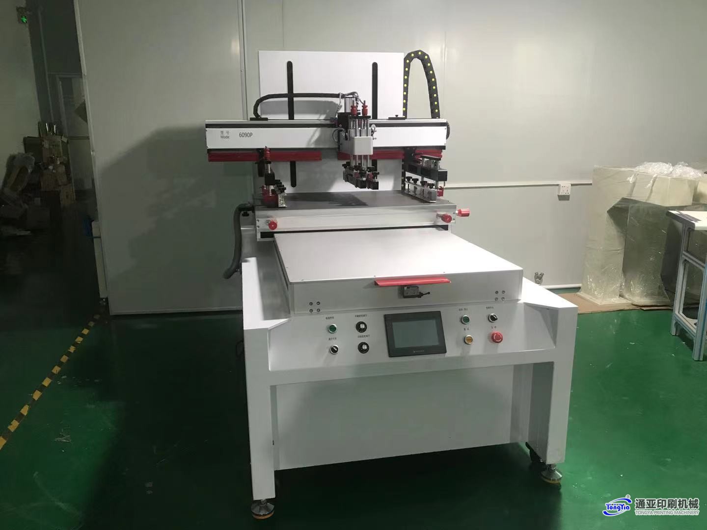 TYS-6090D-P伺服跑臺(tái)吸氣式平面絲印機(jī)